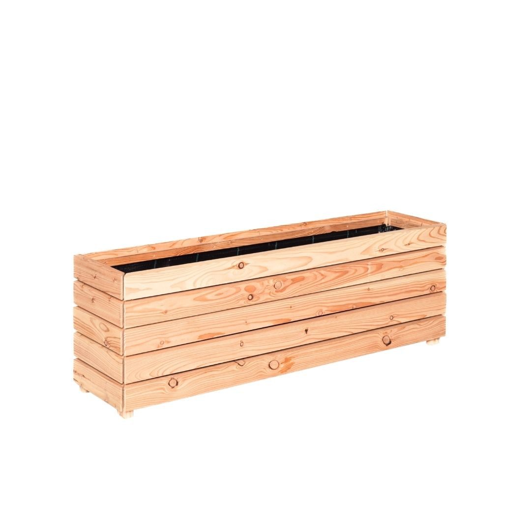 Mega-Holz Pflanzkübel Modulo aus Lärchenholz, Naturbelassen günstig online kaufen
