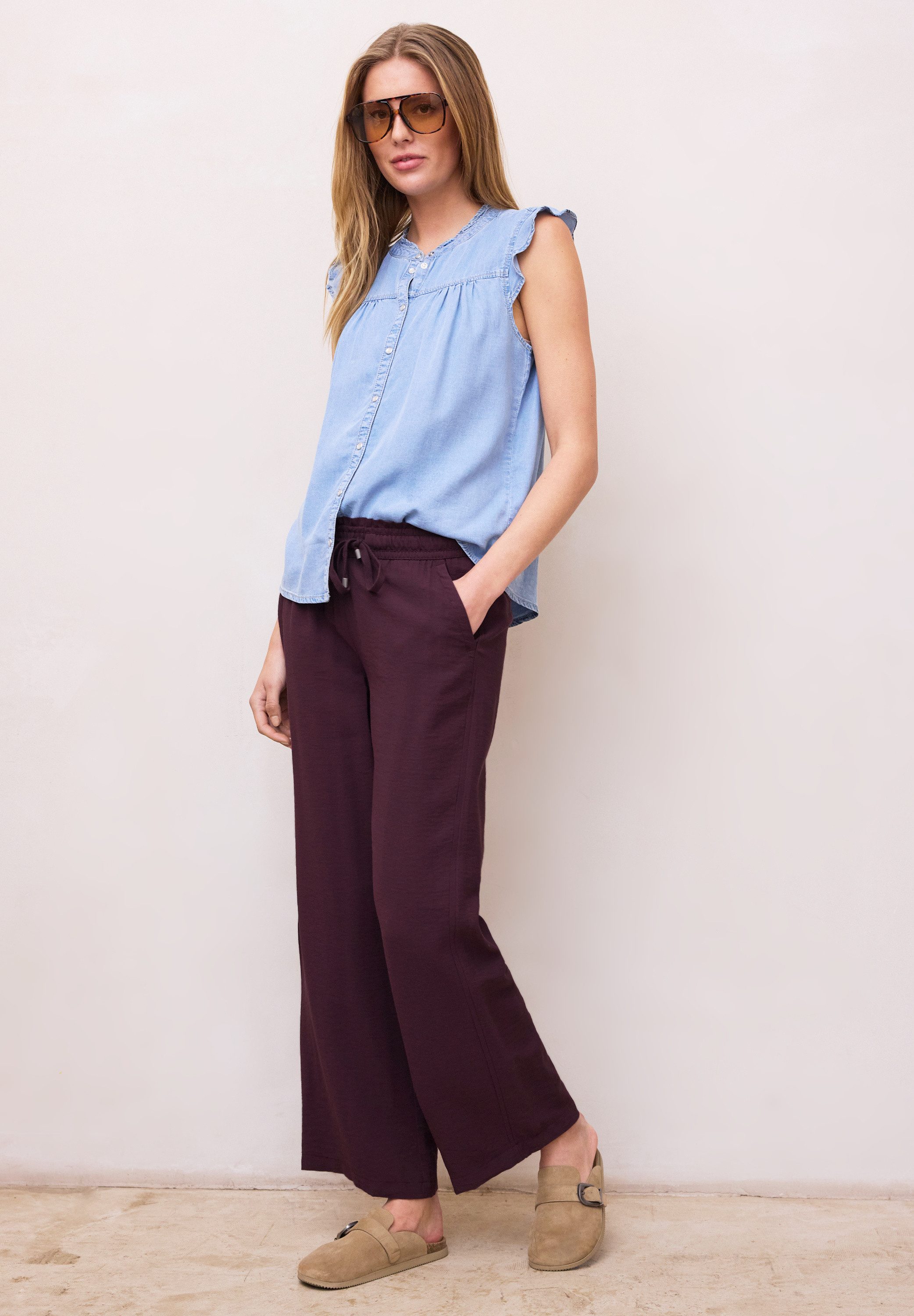 STREET ONE Stoffhose im Loose Fit