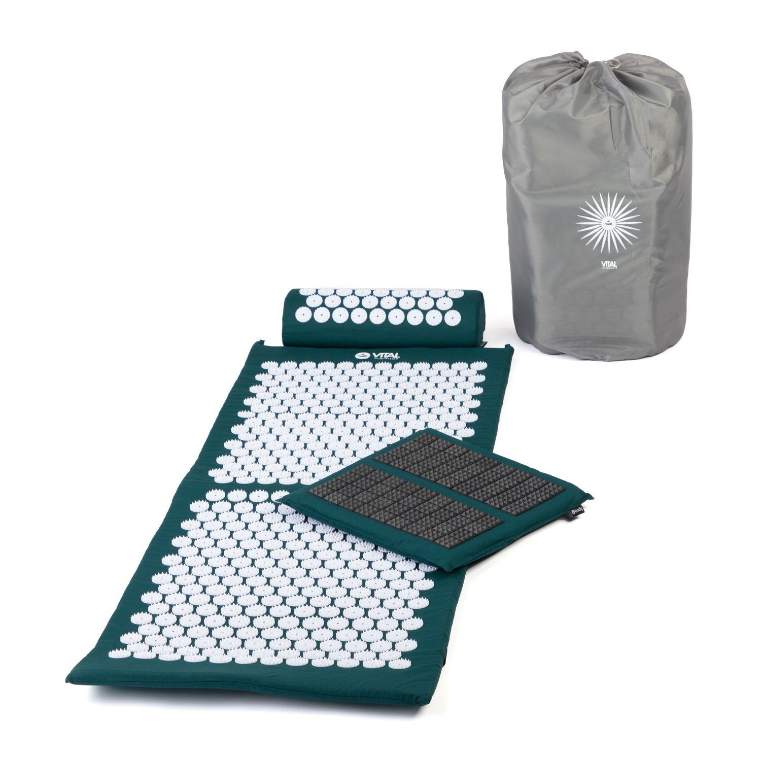Akupressurmatte VITAL Akupressurmatte XL & Nackenrolle, Deluxe-Set SPIKY