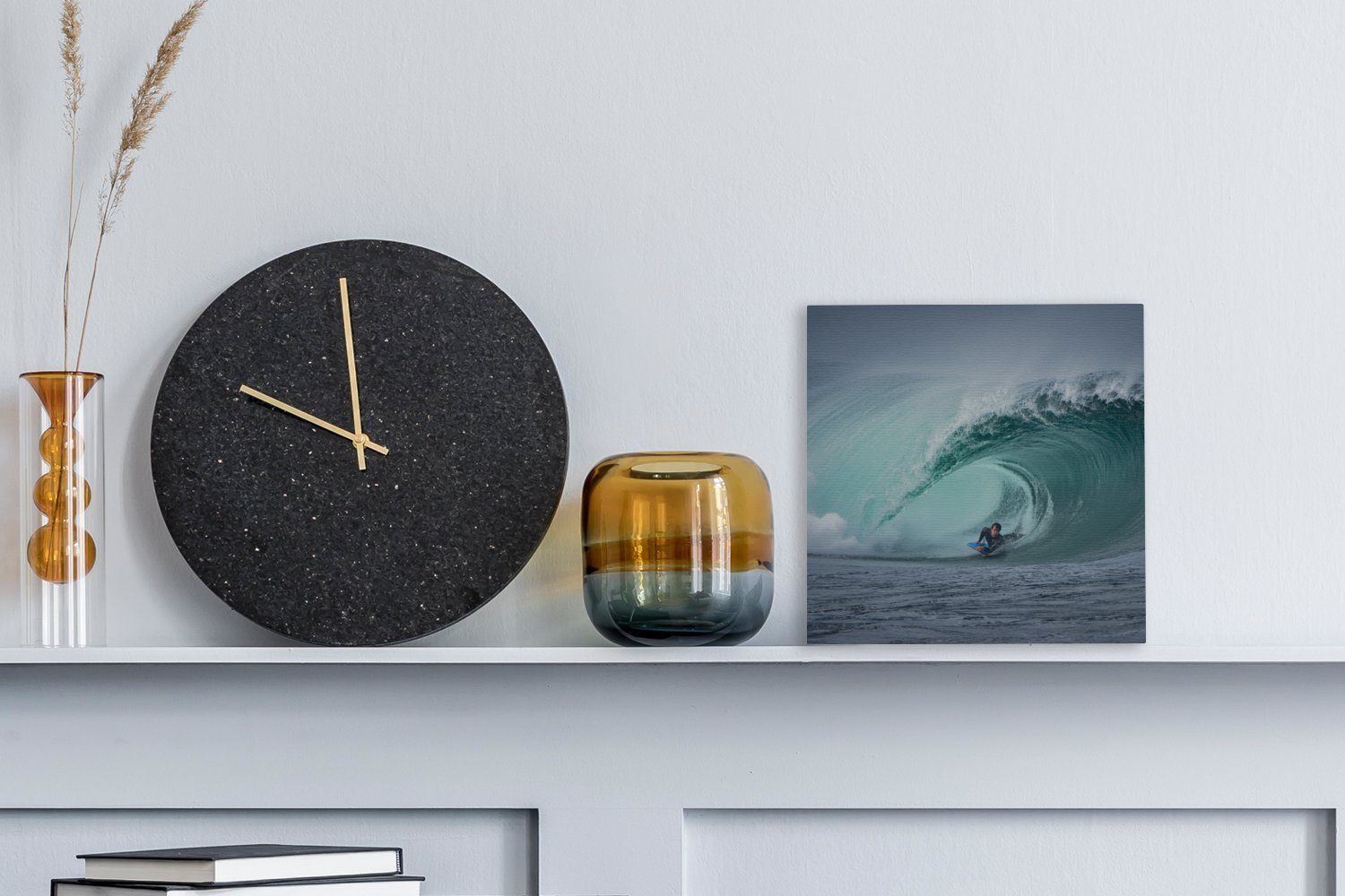 Surfer Leinwand Bilder OneMillionCanvasses® Welle, Leinwandbild in St), Wohnzimmer großer (1 Schlafzimmer für