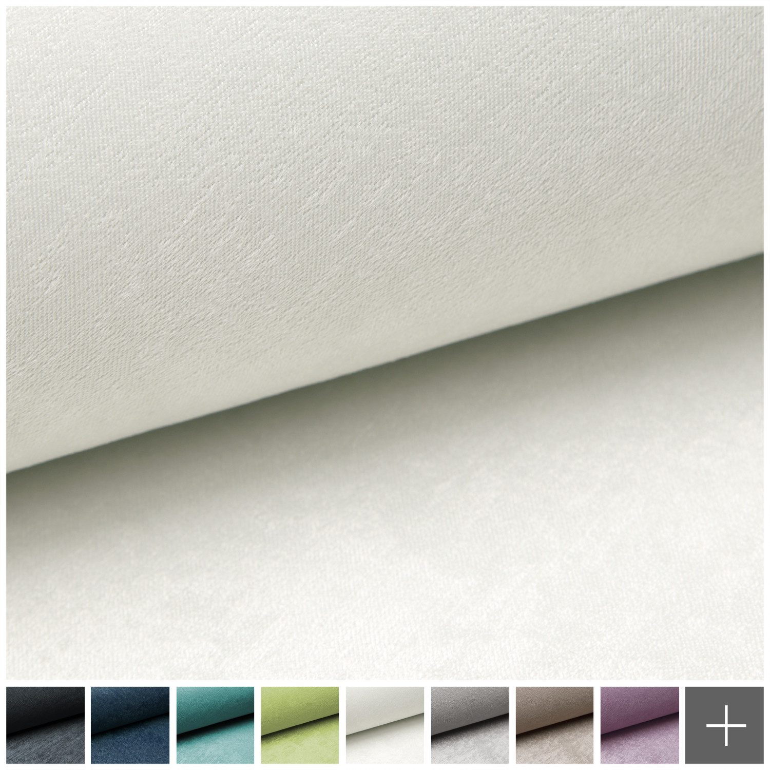 novely® Stoff PLATIN Elegant Glänzender Möbelstoff - Robuster Polsterstoff, Ultra-Clean, Abriebfest, Pflegeleicht, Meterware, 1lfm