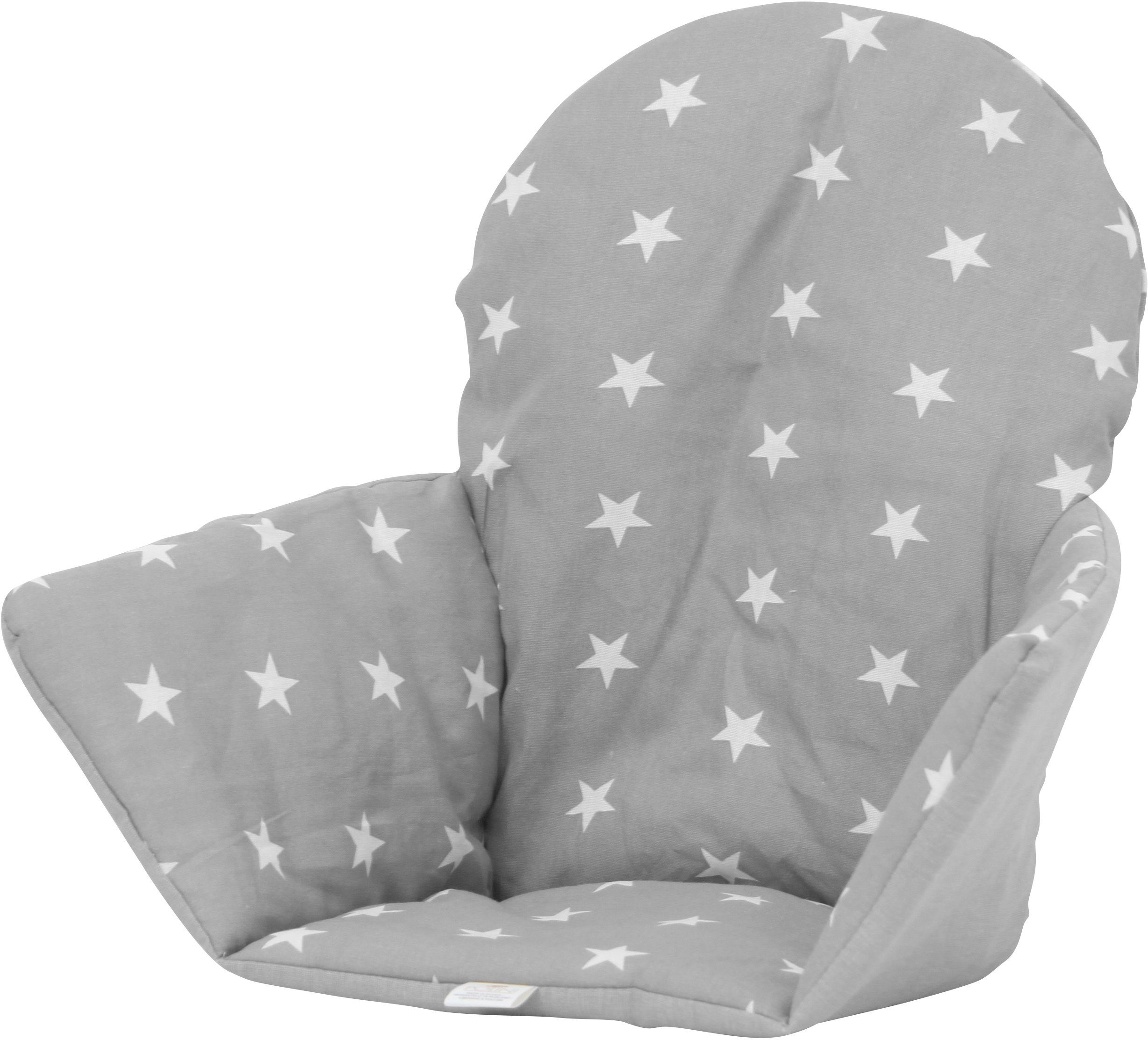 Polini kids Kinder-Sitzauflage »Sterne grau«, für Ikea Antilop-Hochstuhl  (nicht im Lieferumfang enthalten) online kaufen | OTTO