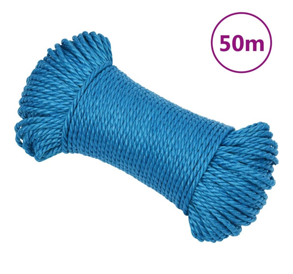 Thumbnail - vidaXL Seil, Arbeitsseil Blau 8 mm 50 m Polypropylen
