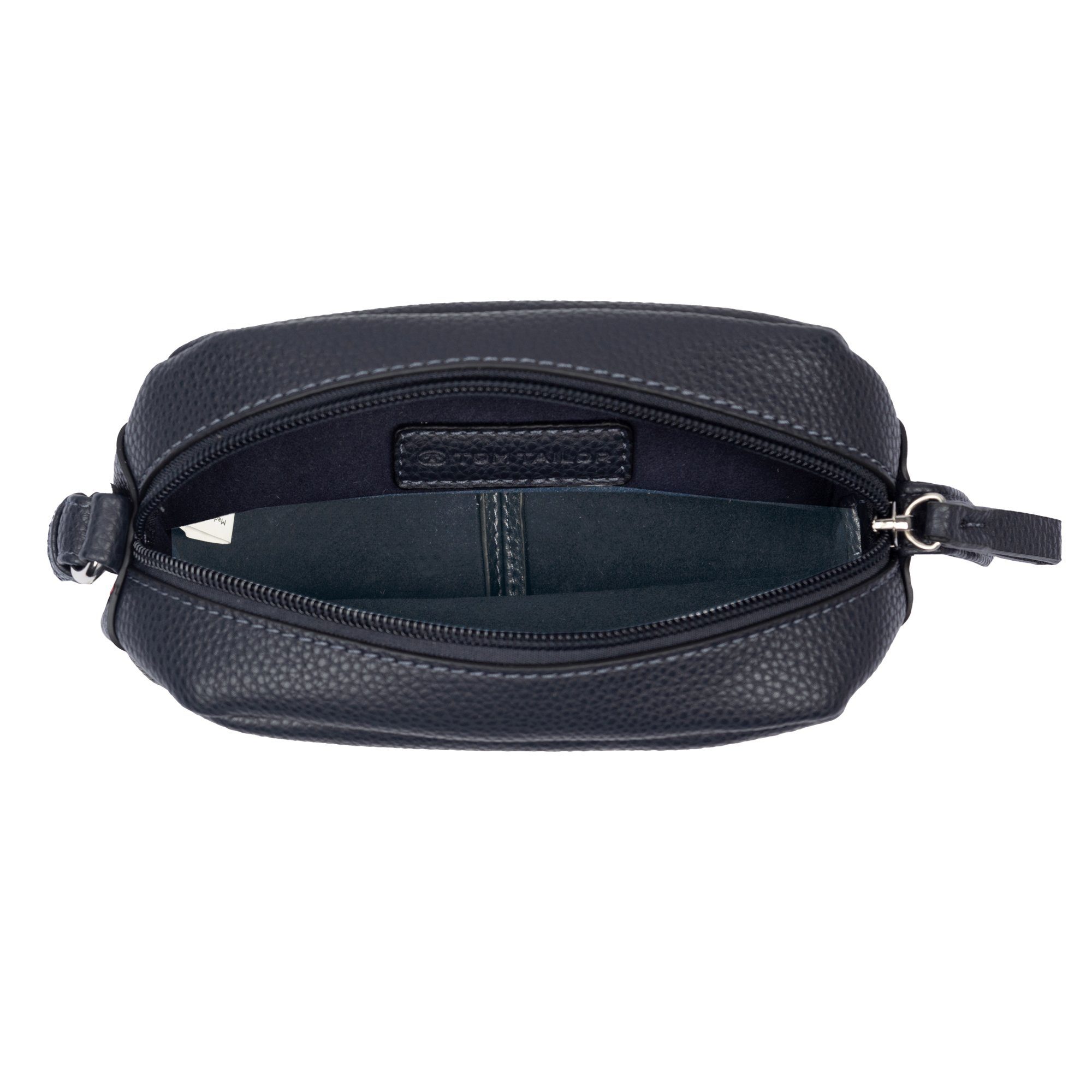 TOM TAILOR Handtasche Elis, aus weich gekörntem Lederimitat auffällige Ziernaht und feinem Logo