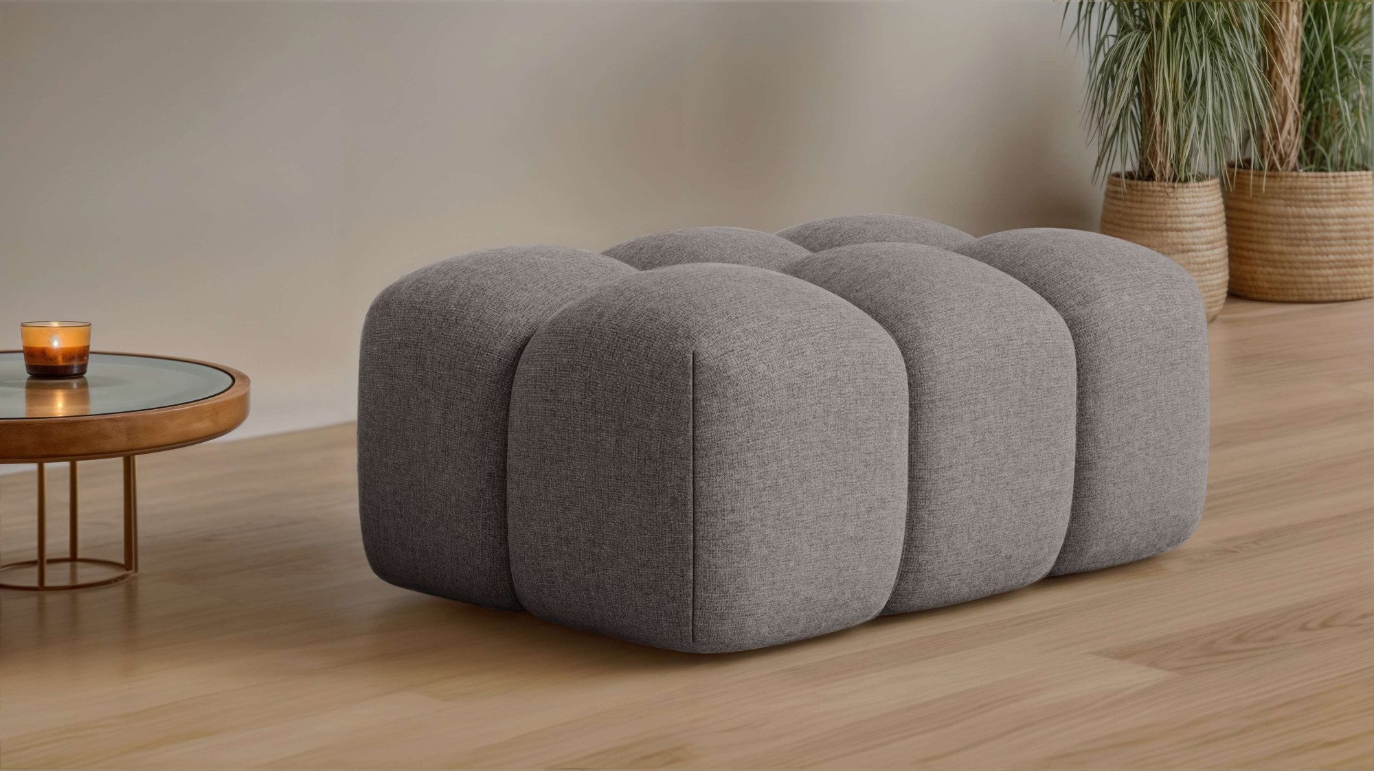 OTTO home Диван KALLIE Стулья, Bubble-Optik, Maße B/T/H: 90/60/44 cm, moderne Steppung, hoher Sitzkomfort und modernes Design