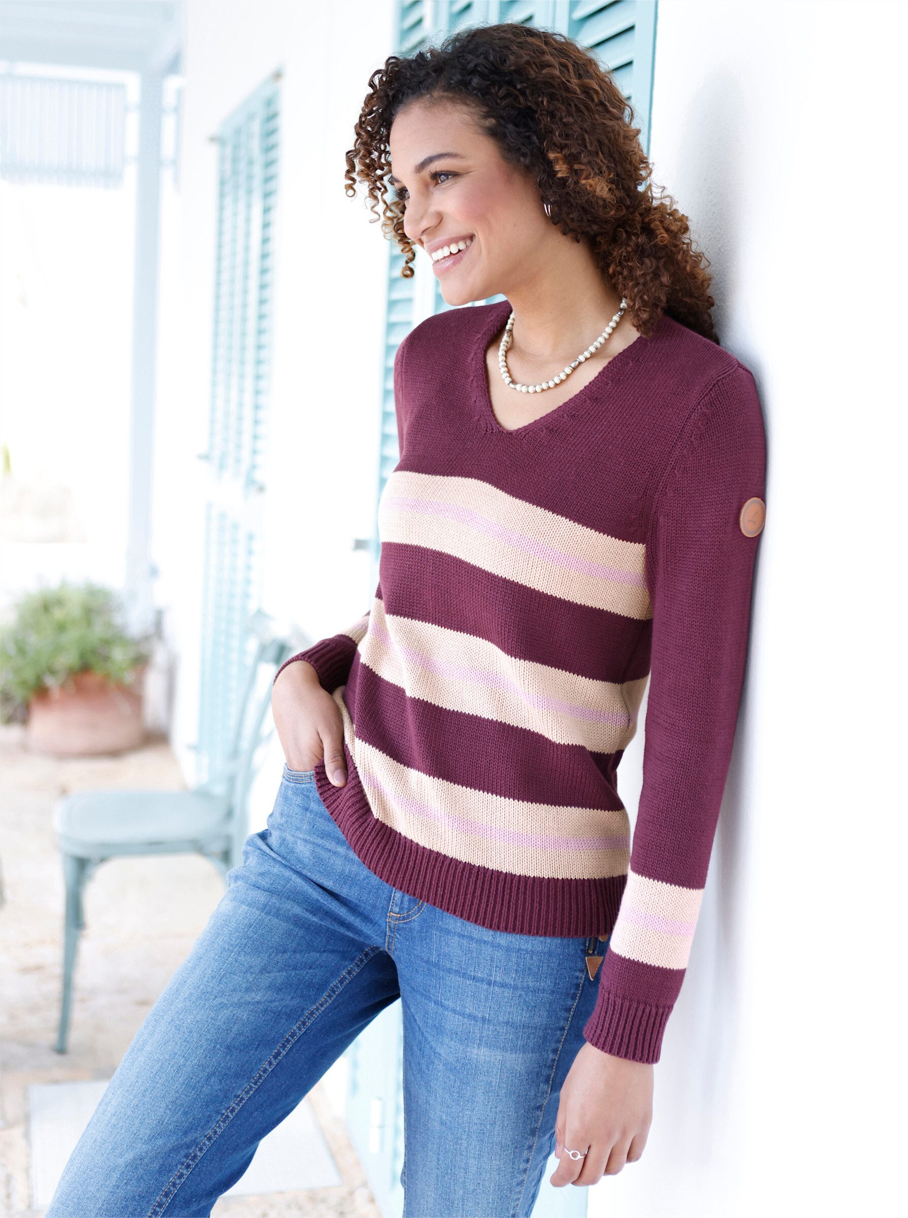 Strickpullover Pullover Langarm Jersey