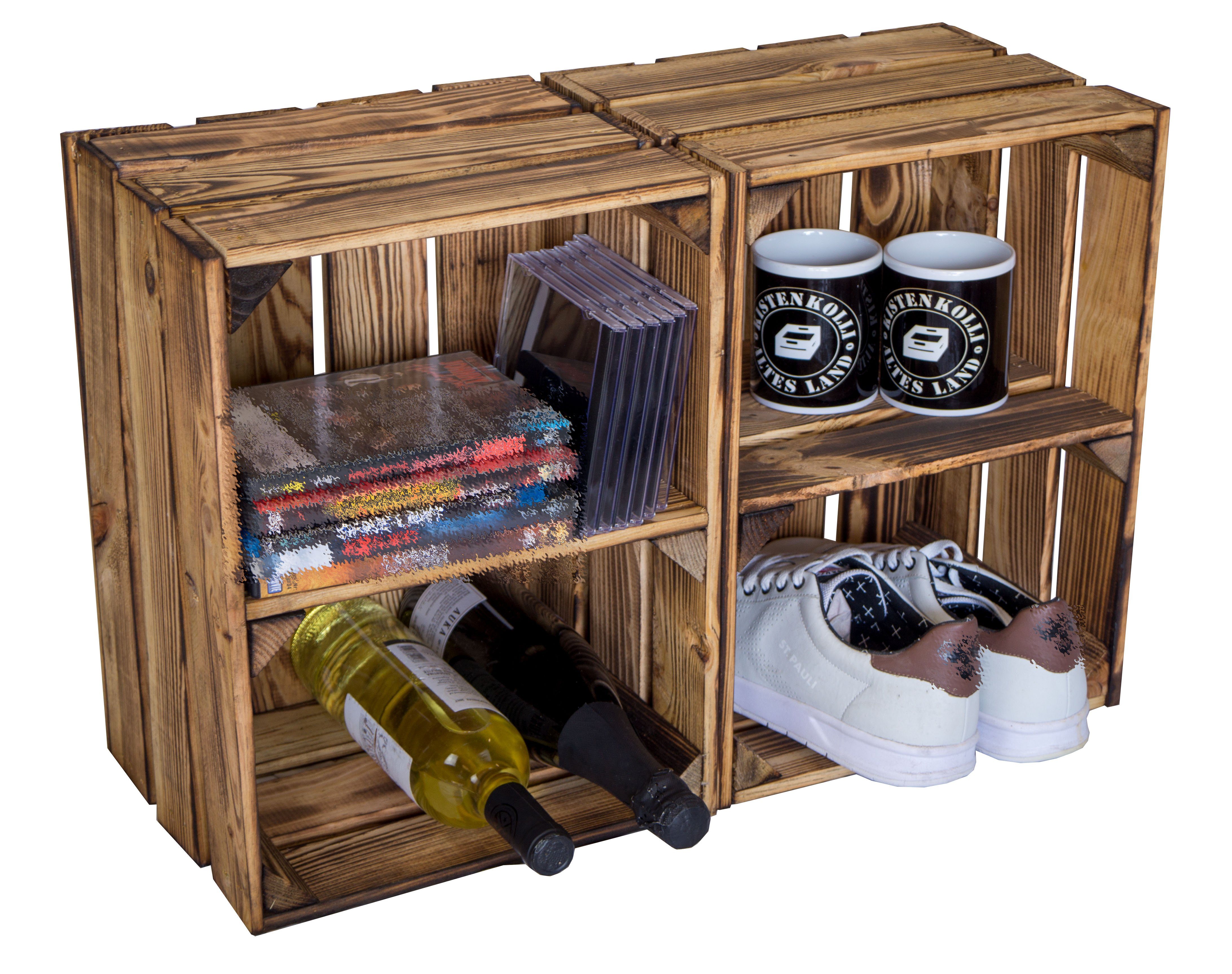 Kistenkolli Altes Land Allzweckkiste Obstkiste Bella Quer geflammt Weinkist günstig online kaufen
