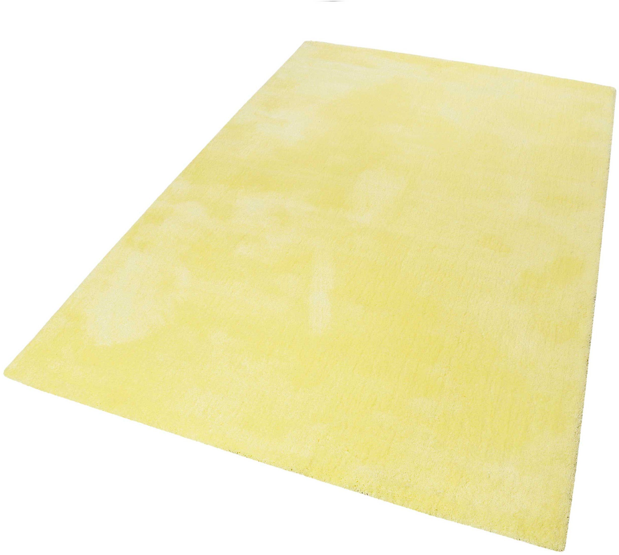 Hochflor-Teppich Relaxx, Esprit, rechteckig, Höhe: weicher Hochflor große dichter gelb Farbauswahl, 25 mm, Wohnzimmer, sehr