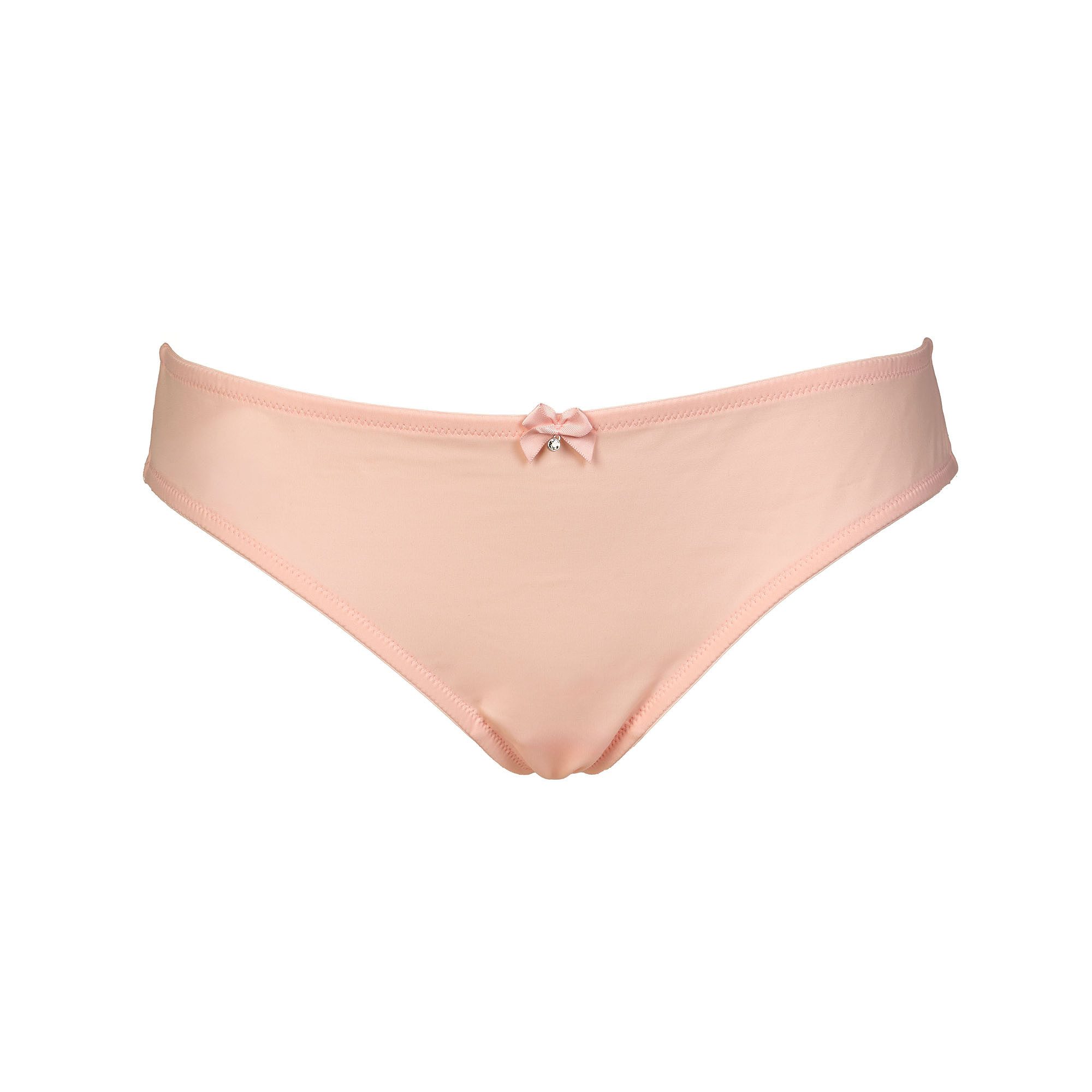 After Eden D-cup & up Slip FARO mit Schleife und Glitzerstein, mit Spitze, feminin, elastisch, eng