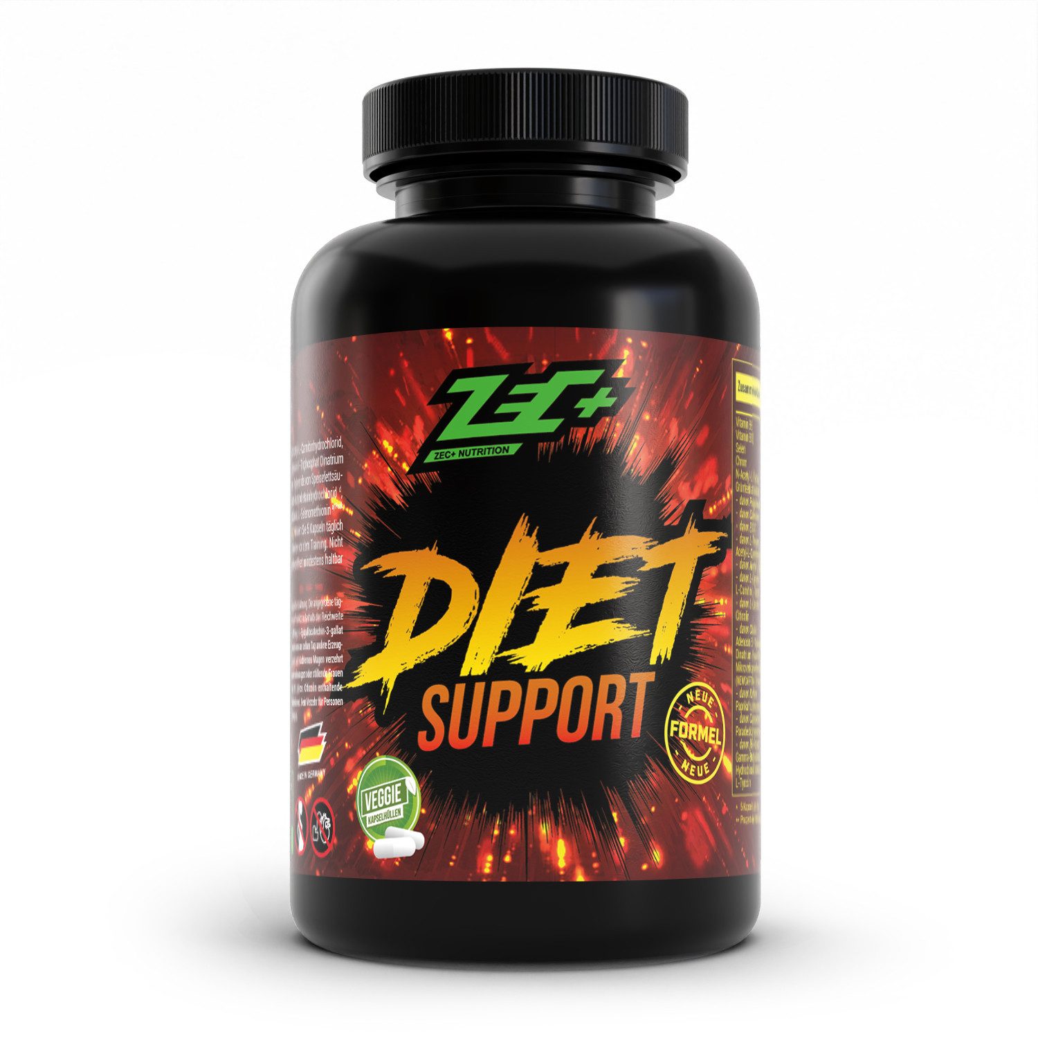 Zec+ Nutrition ZEC+ DIET SUPPORT 2.0, 100 Kapseln Kapsel