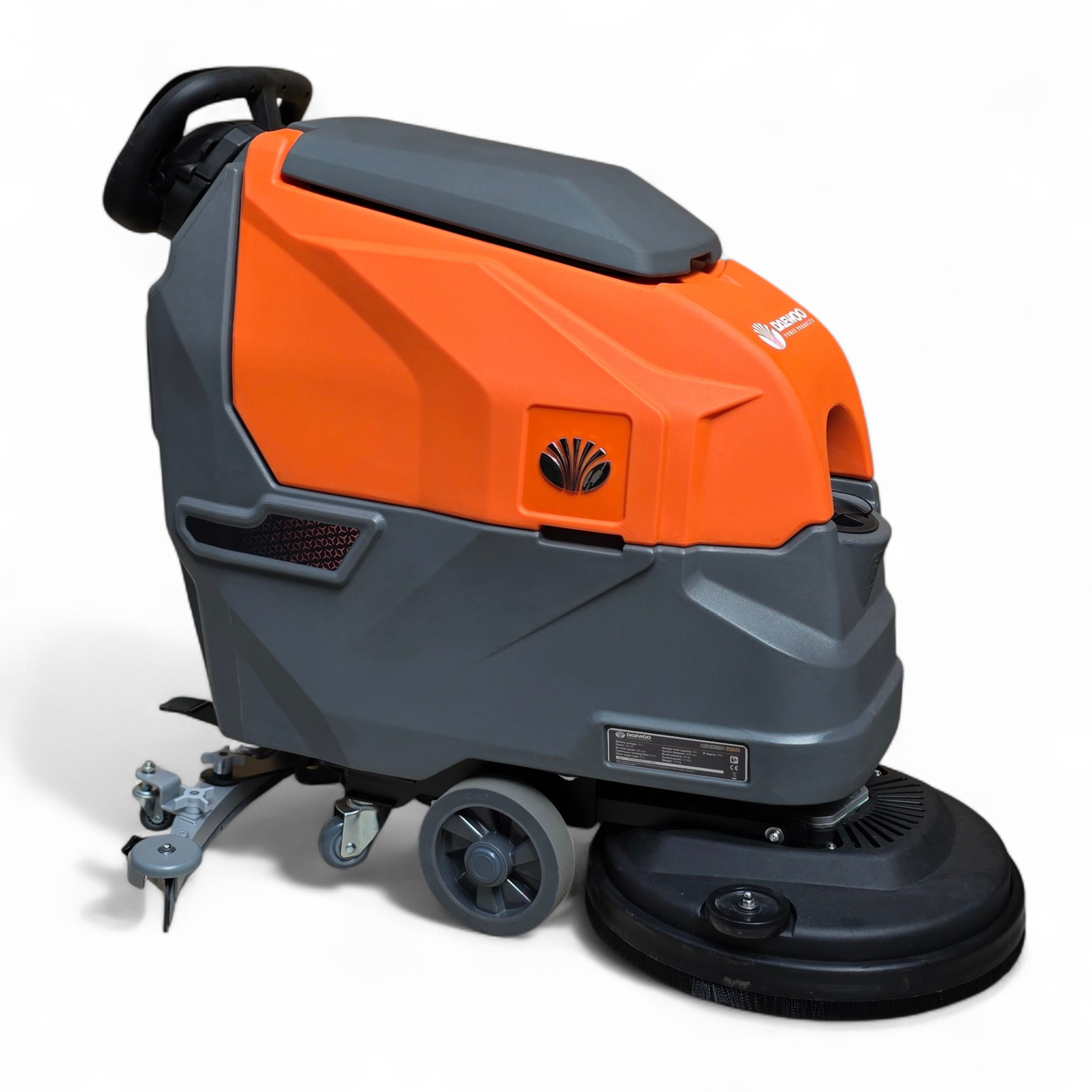 DeTec. Hartbodenreiniger DAEWOO Scheuersaugmaschine mit Akku 24V 100AH Putzmaschine, 550 W, mit Touch Display