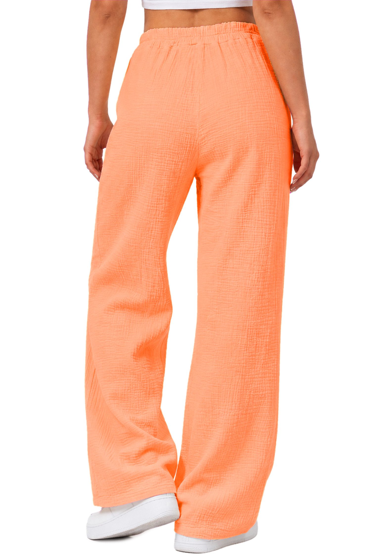 Reichstadt Relaxhose Damen Oversized Hose Musselin 25RSW082 Sommerliche Farben, atmungsaktives Material