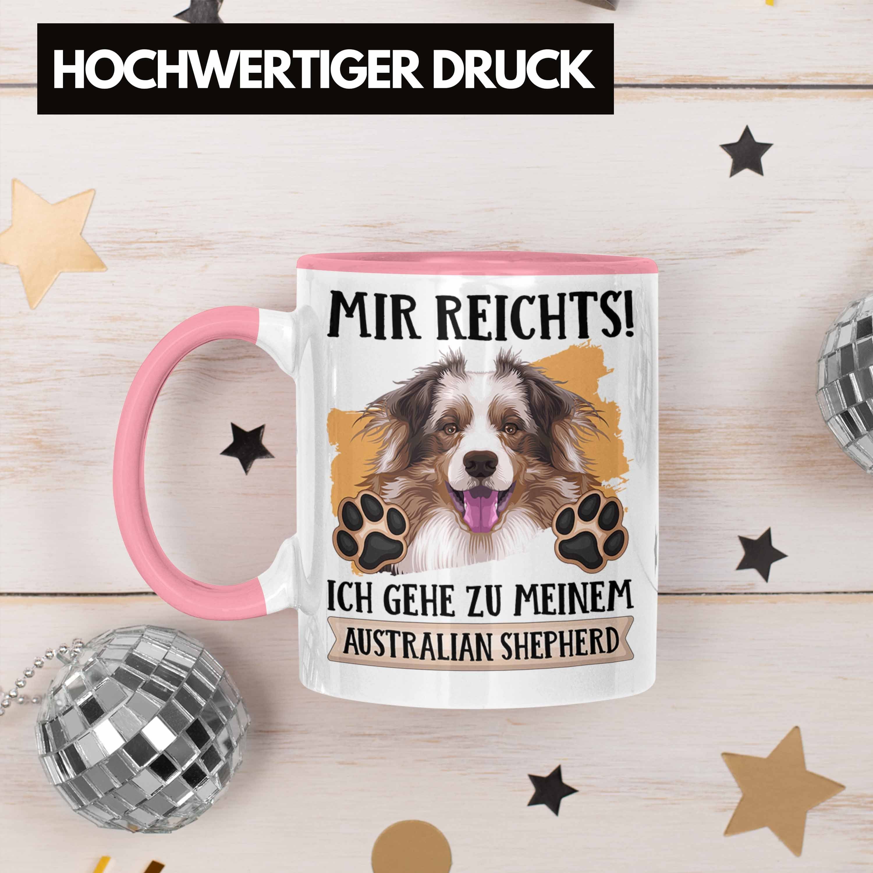 Spruch Lustiger Australian Rosa Geschenkid Geschenk Shepherd Besitzer Tasse Tasse Trendation