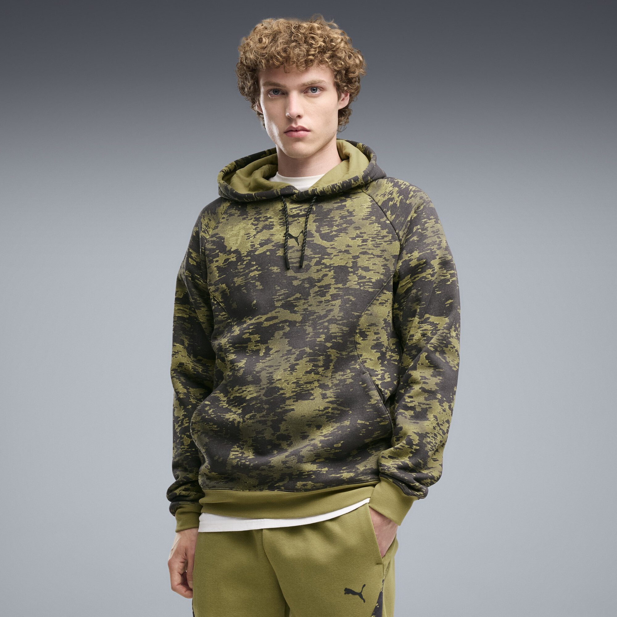 PUMA Hoodie PUMA Sport Camo Fleece Hoodie Herren