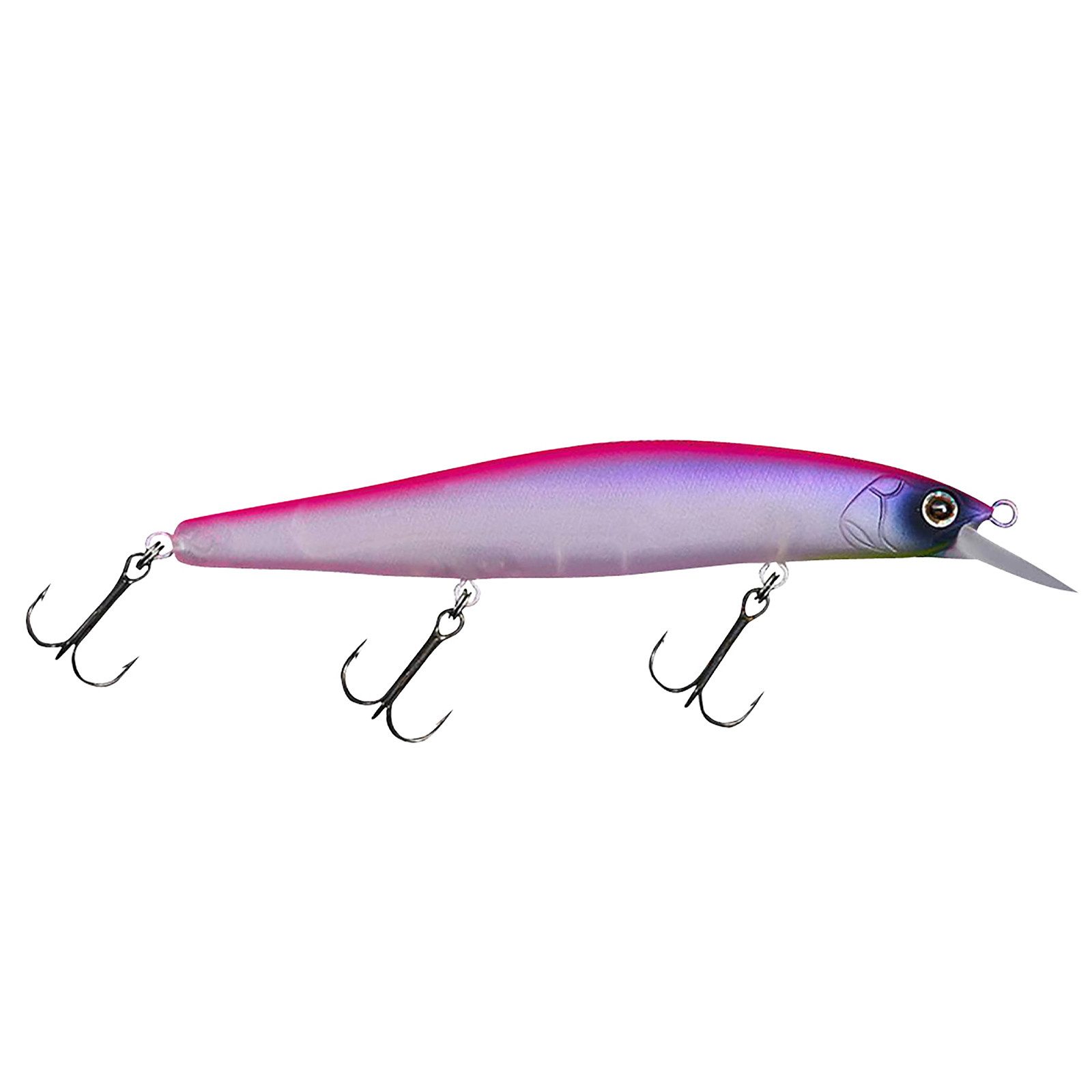 Daiwa Kunstköder, Daiwa Steez Minnow 110SP-SR Matt Pink Purple Twitchbait Wobbler