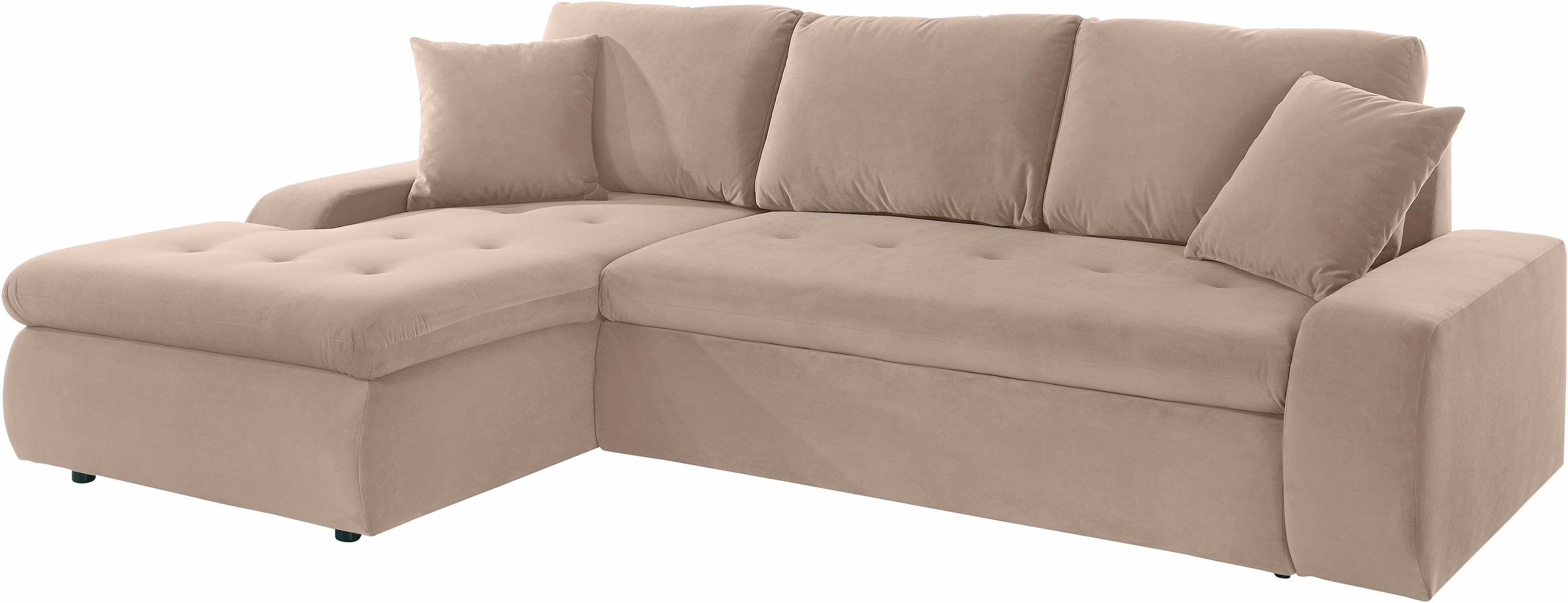 TRENDMANUFAKTUR Ecksofa "Indie II, tolle Detailverarbeitung, bequem und kom günstig online kaufen