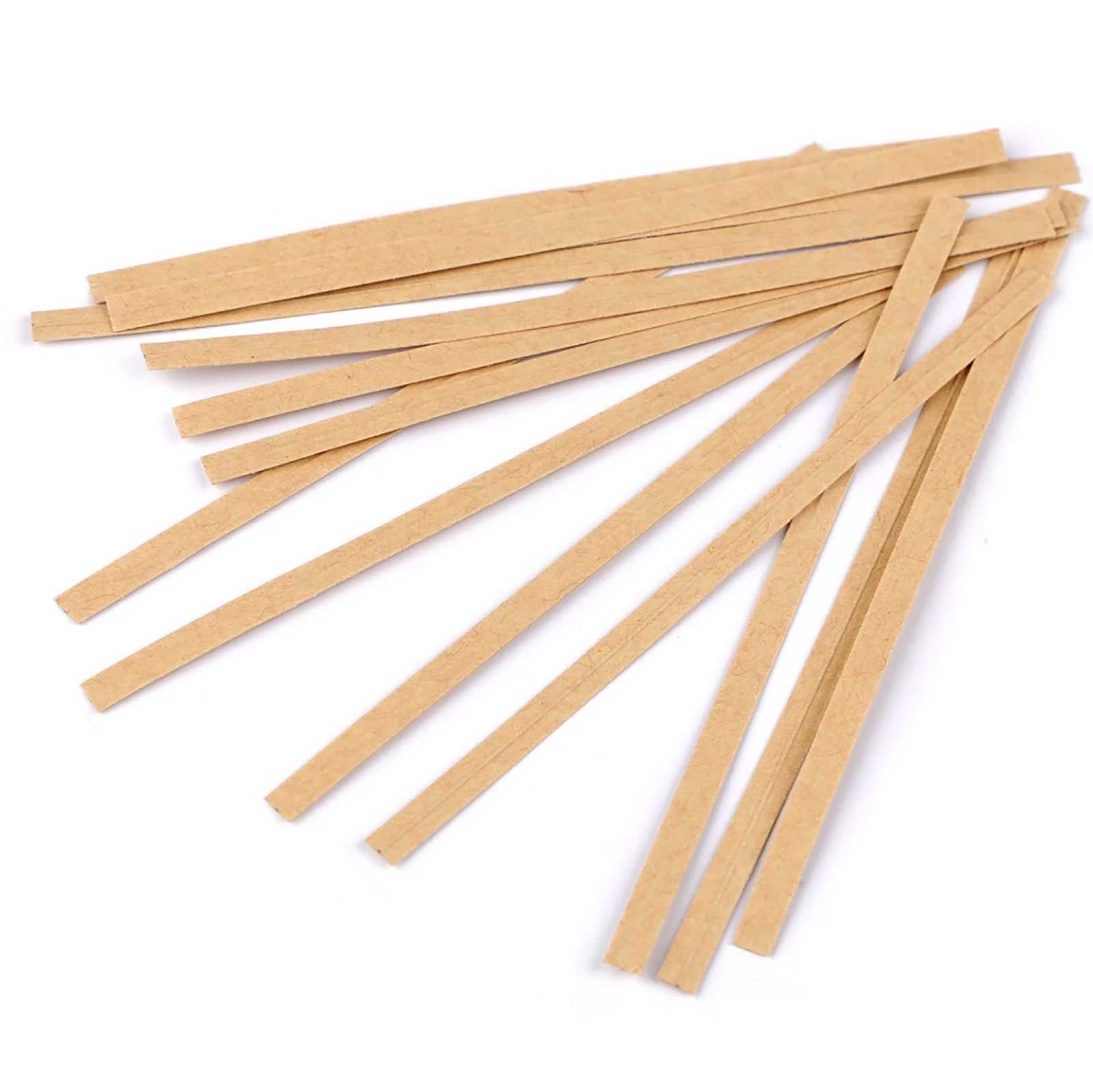 maDDma Verschlussklammer Verschlussclips 10 cm Beutelclips Tütenverschluss, natur