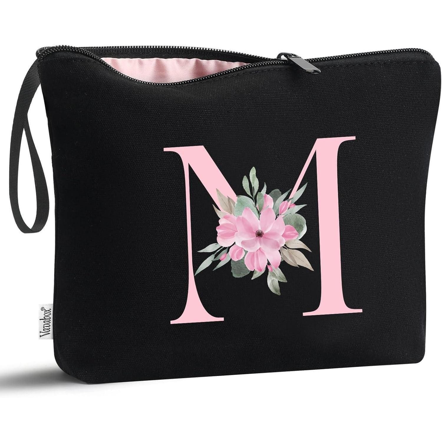 LuxusKollektion Kosmetiktasche Personalisierte Kosmetiktasche mit A-Z-Buchstaben, Geschenk für