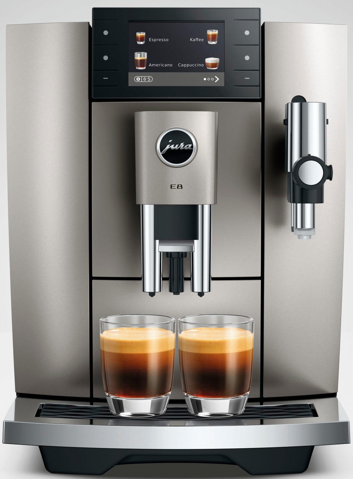 JURA Kaffeevollautomat 15712 E8 Midnight Silver (ED)