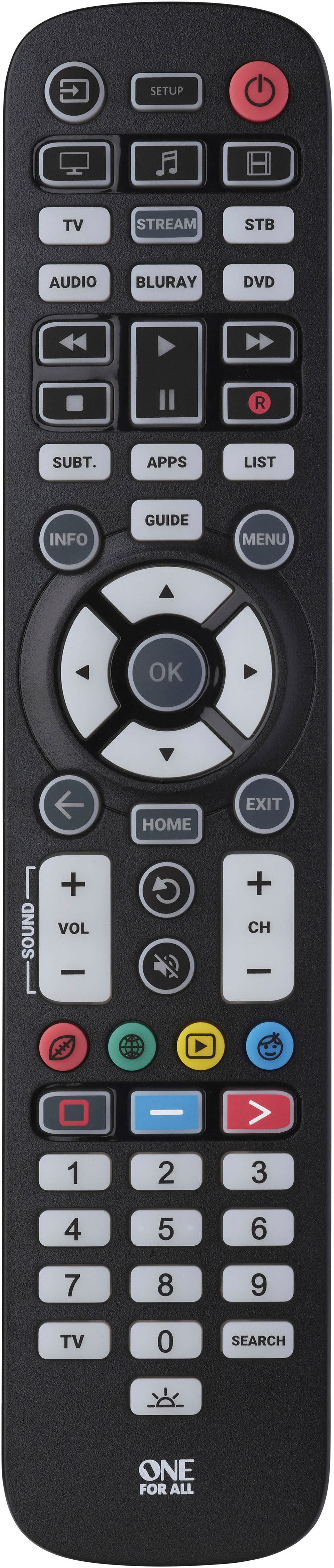 One for All Essential 6 URC 3661 Fernbedienung (6-in-1)