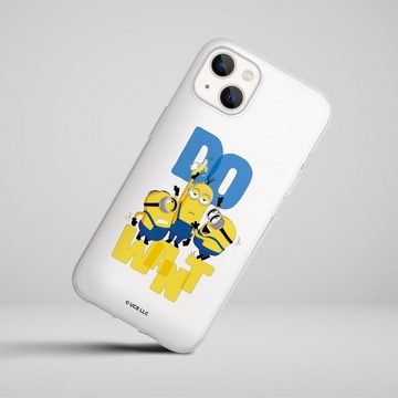 DeinDesign Handyhülle Minions Banane Film Minions Do Want, Apple iPhone 13 Silikon Hülle Bumper Case Handy Schutzhülle