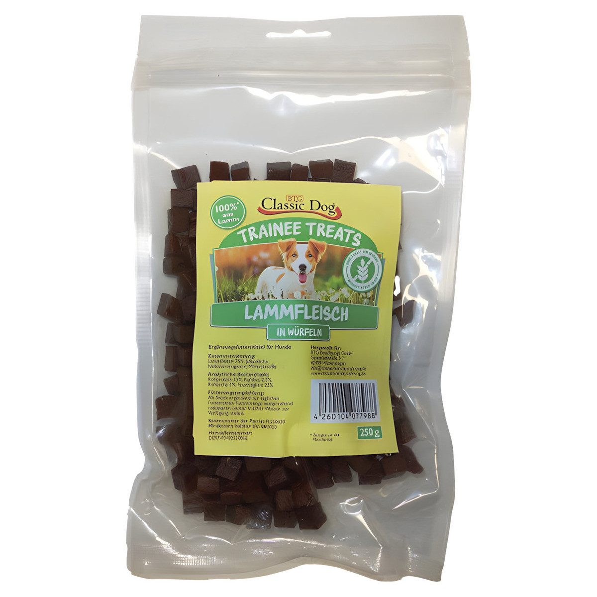 Classic Dog Trainee Treats Lammfleischwürfel 250 g, Snack für: Hund
