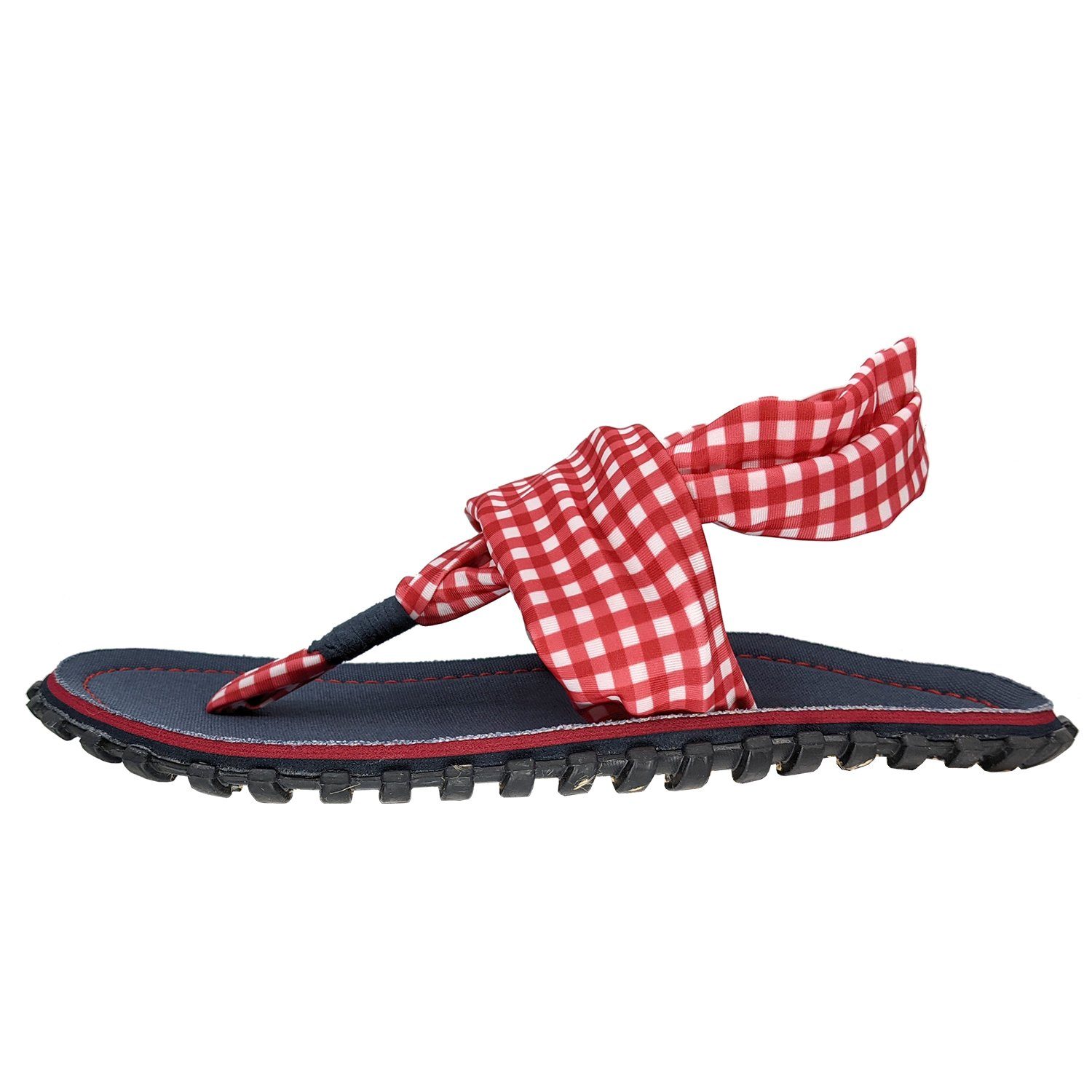 Gumbies Slingback in Picnic Riemchensandalette aus recycelten Materialien hergestellt, stabile Gummisole