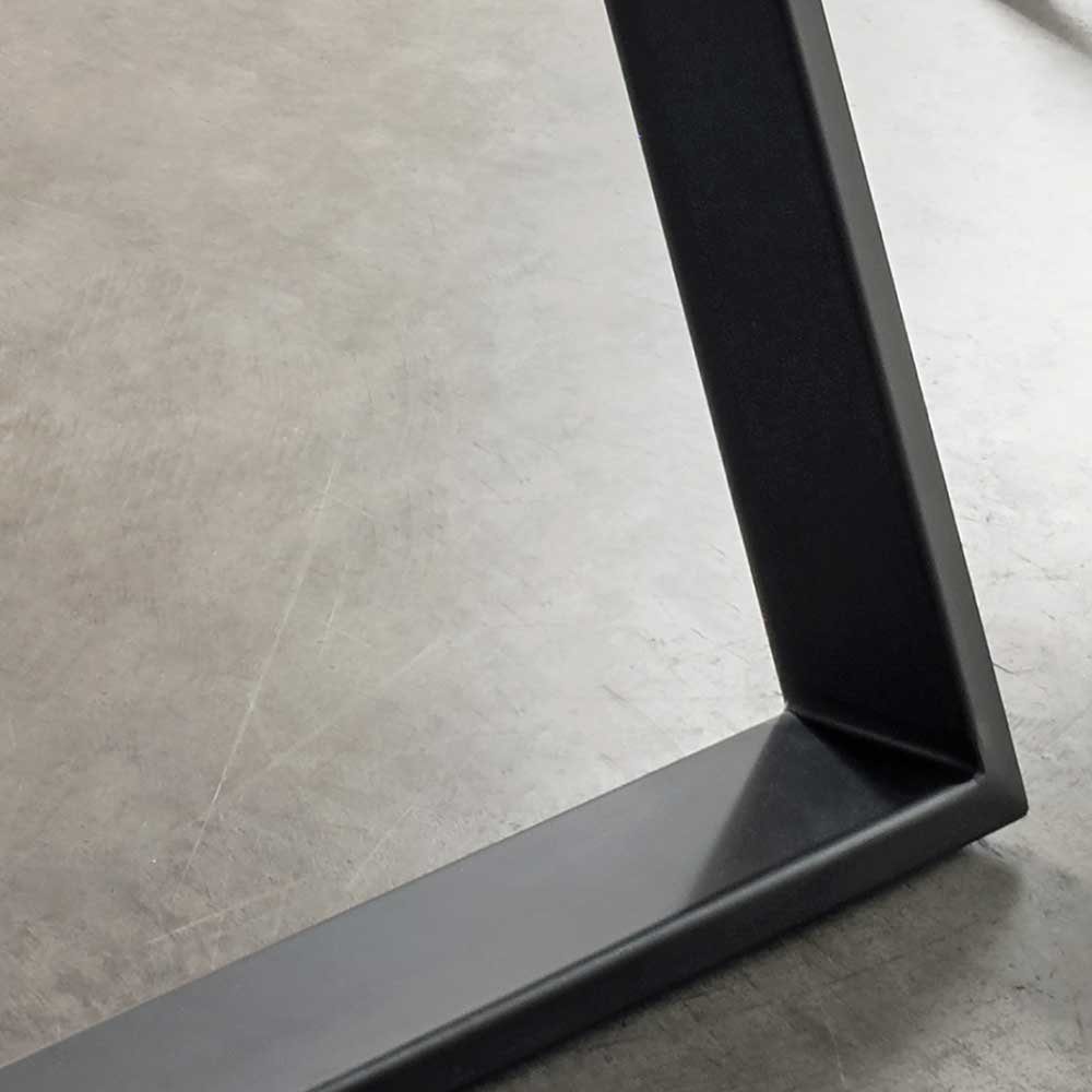 Pharao24 Baumkantentisch Botein, aus Massivholz, mit Baumkante