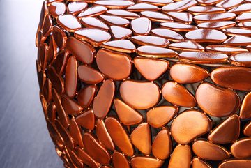 riess-ambiente Couchtisch STONE MOSAIC 75cm kupfer (Einzelartikel, 1-St), Wohnzimmer · Metall · rund · Mosaik-Design · handmade