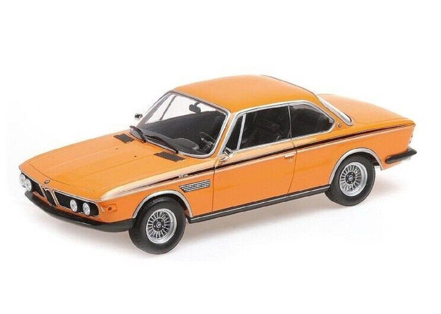 BMW Modellauto BMW Miniatur Modelauto 3.0 CSL 1971 orange 1:18, (1-tlg)