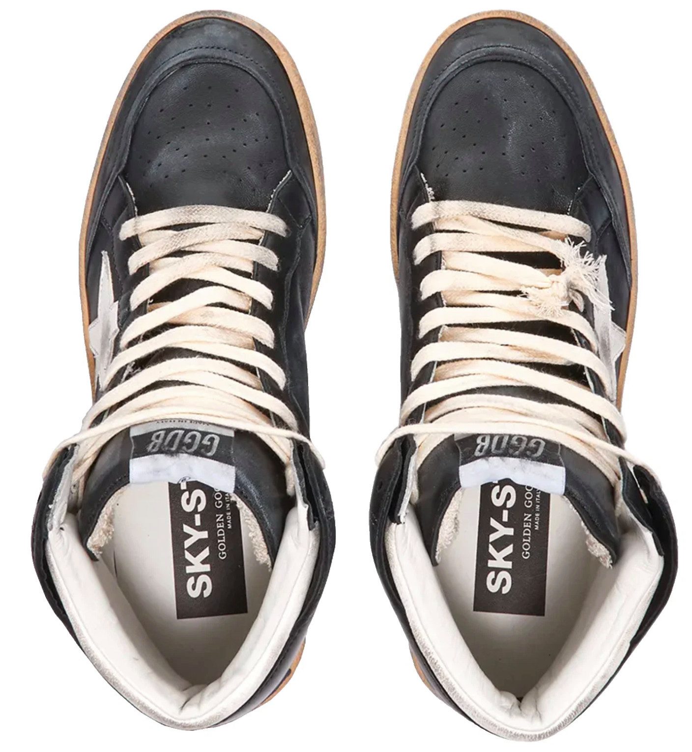 GOLDEN GOOSE Herren Sky-Star High-Top Leder, günstig online kaufen