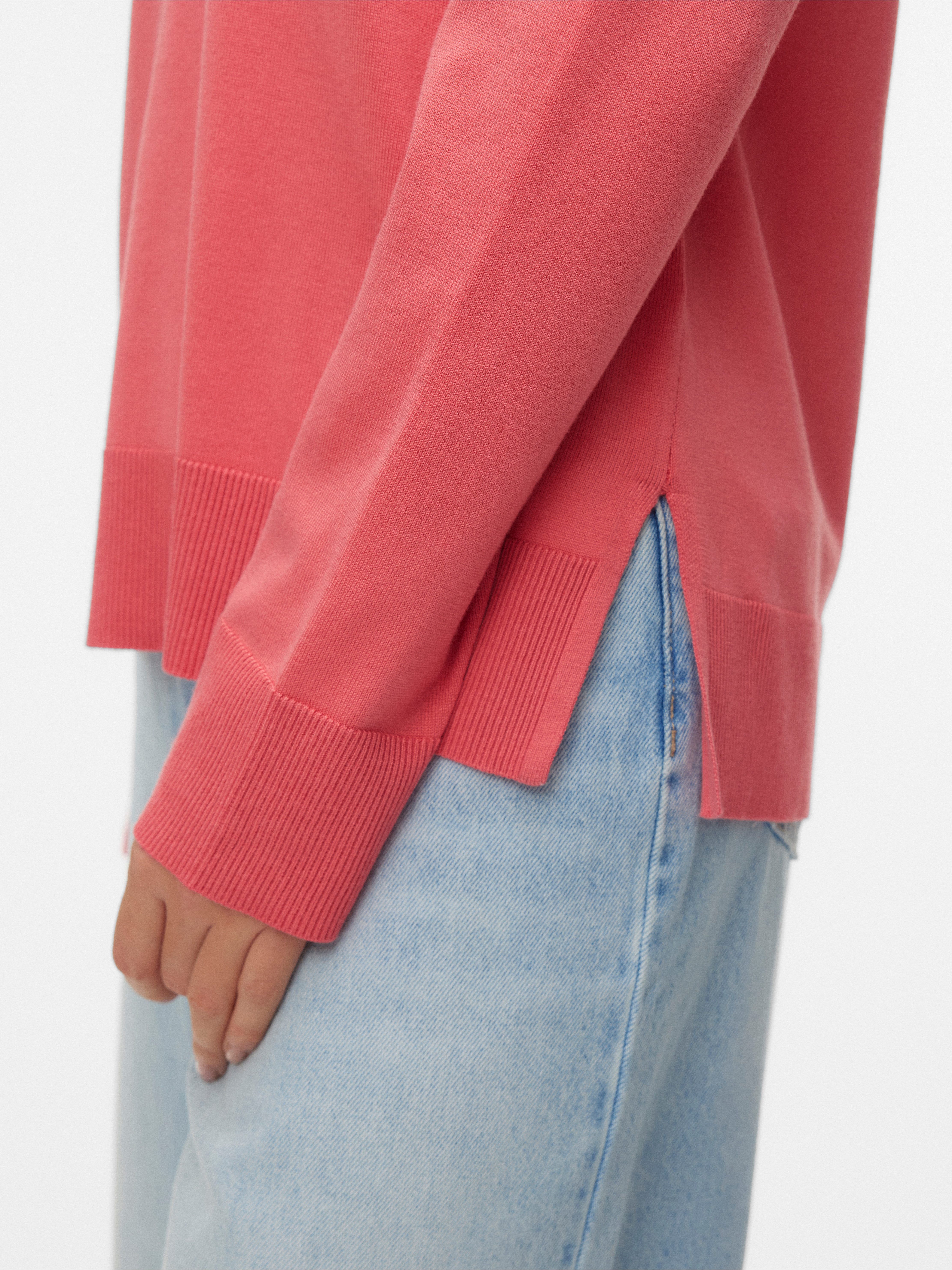 Vero Moda Strickpullover VMSILJE LS V-NECK PULLOVER GA NOOS