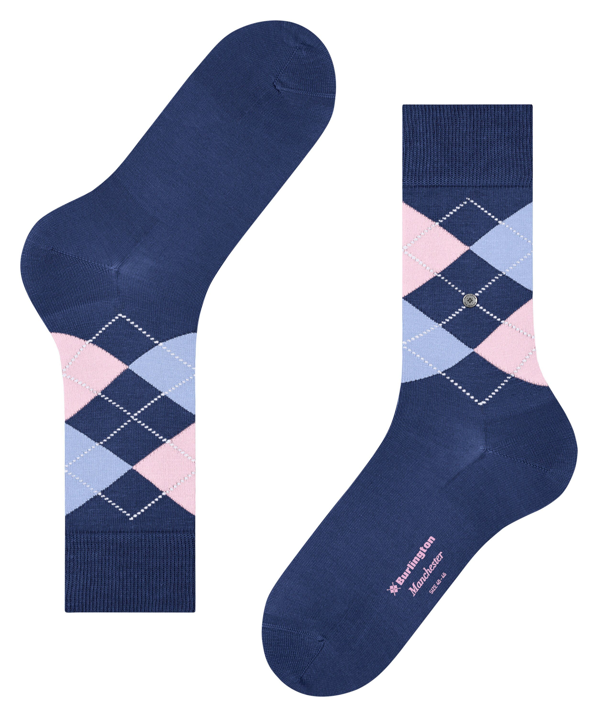 Burlington Socken Manchester (1-Paar) (6583) blue night