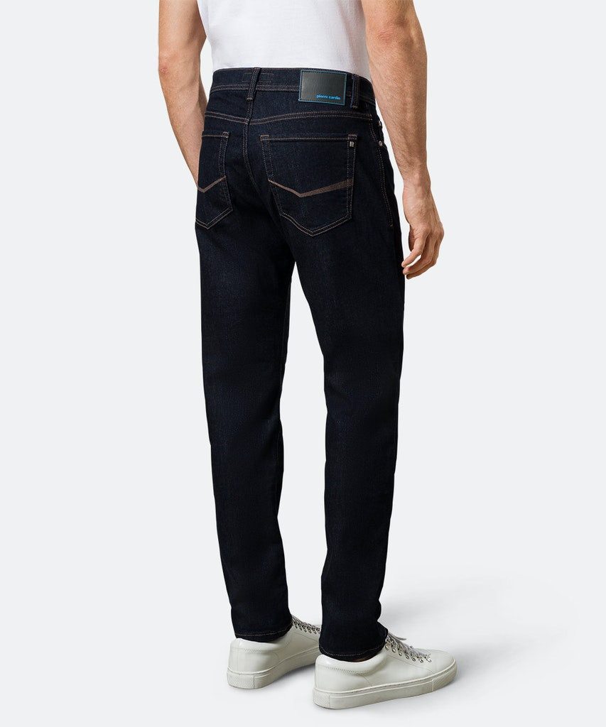 5-Pocket-Jeans Lyon Tapered blue/black stonewash