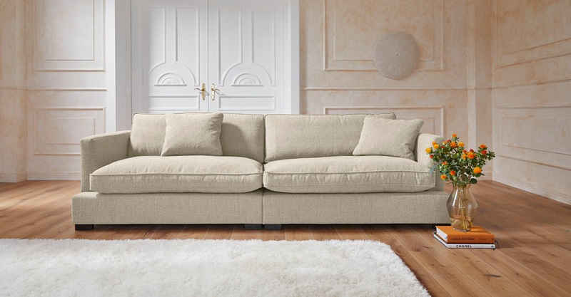 Guido Maria Kretschmer Home&Living Big-Sofa Annera, weicher Sitzkomfort, mit extra tiefen Sitzflächen, Füllung mit Federn