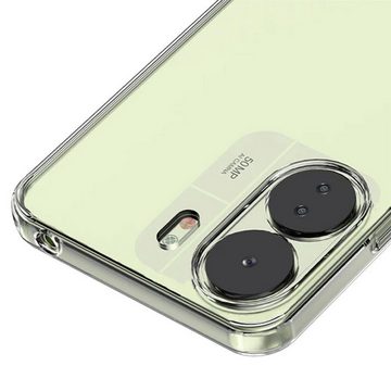 CoolGadget Handyhülle Transparent Ultra Slim Case für Xiaomi Redmi 13C 6,74 Zoll, Silikon Hülle Dünne Schutzhülle für Redmi 13C Hülle