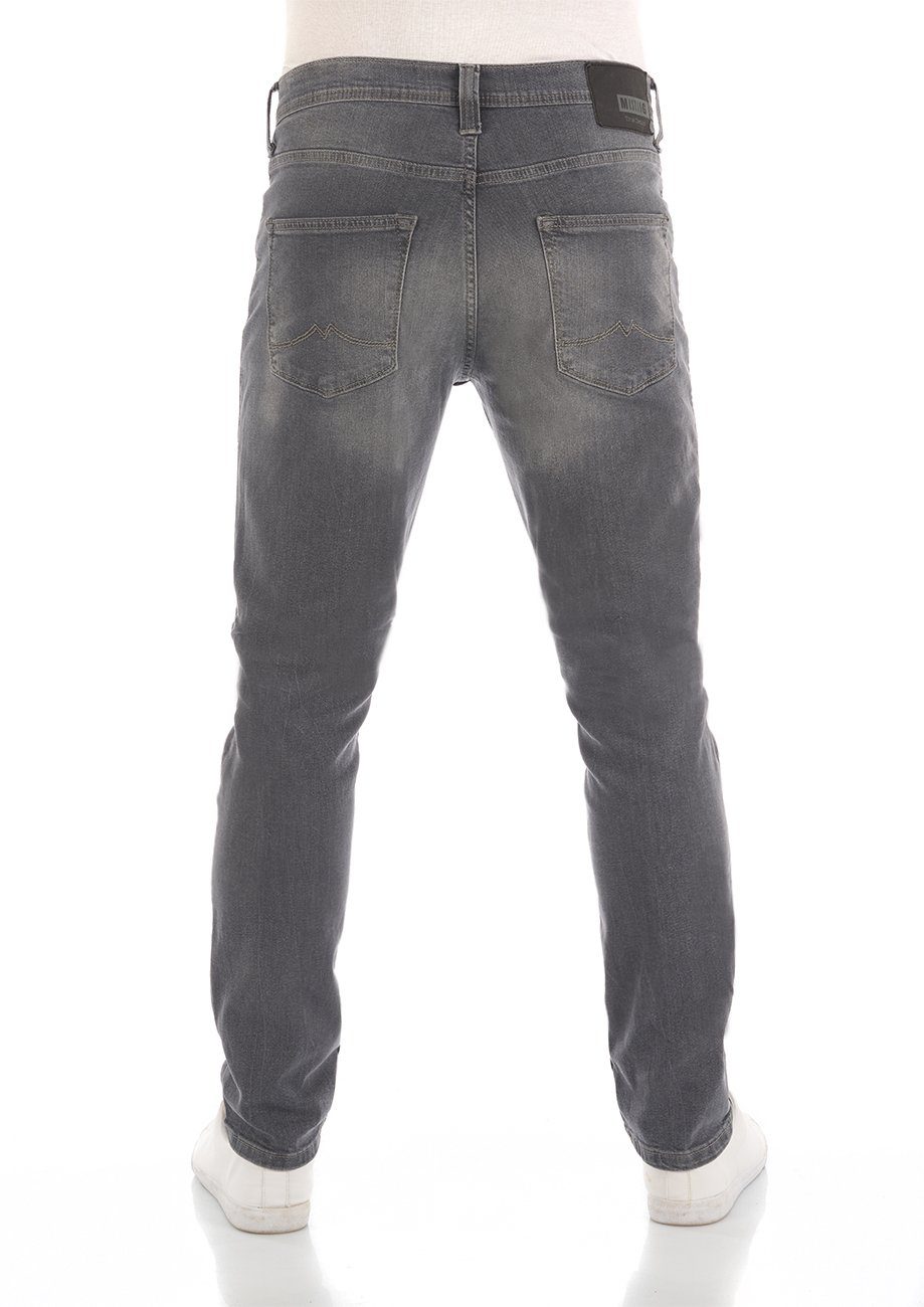 Slim-fit-Jeans Denim DENIM GREY MUSTANG Herren mit Slim Hose Stretch (4500-313) Fit Vegas Jeanshose