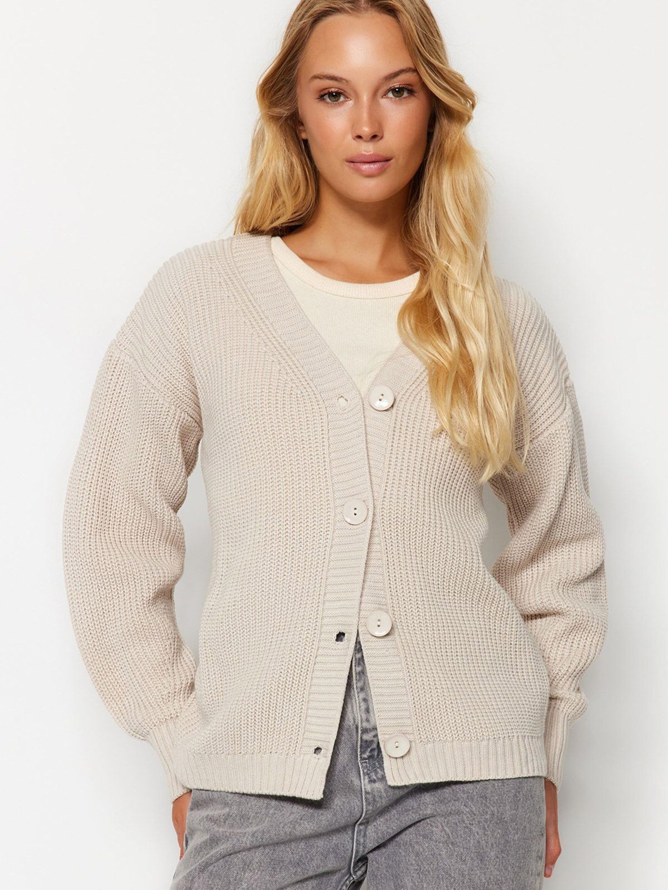 Trendyol Strickjacke (1-tlg) Plain/ohne Details