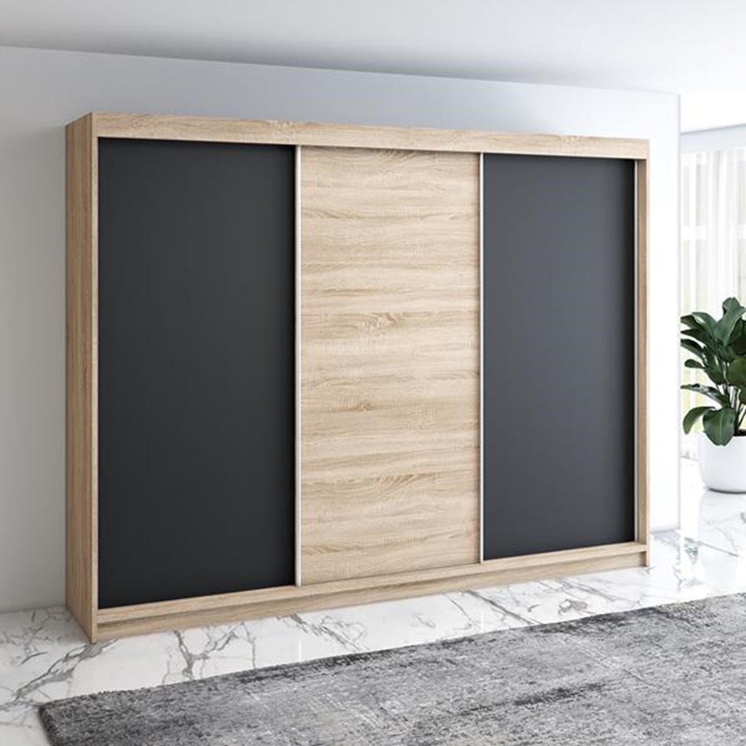 A&J MöbelLand GmbH Schwebetürenschrank MERI 200 günstig online kaufen