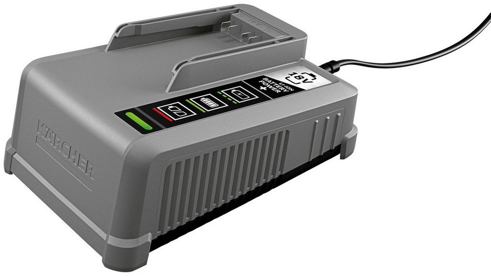 Kärcher Professional Battery Power+ 18/60 Schnelllade-Gerät (6000 mA,  geringer Stand-by-Verbrauch)