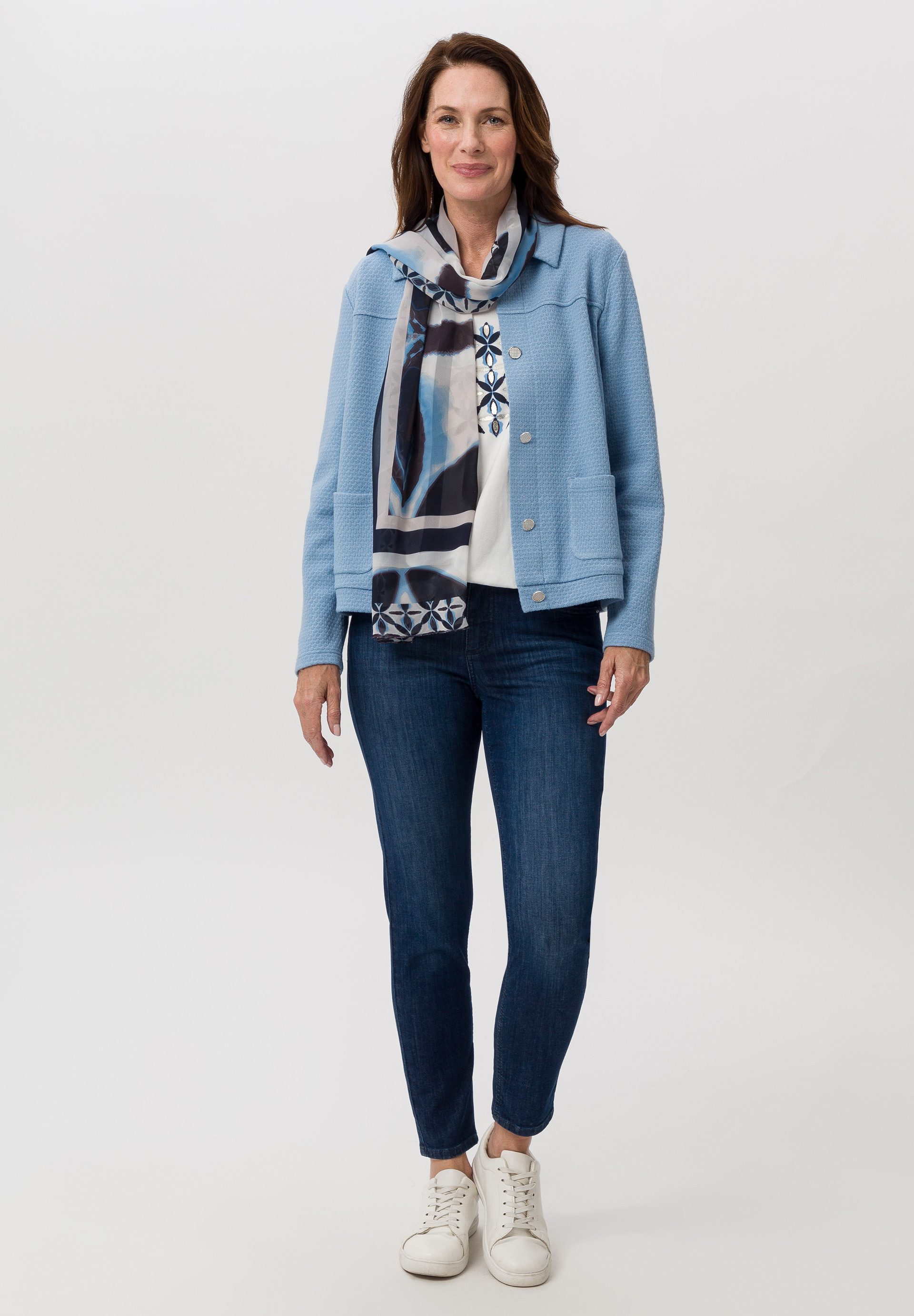 FRANK WALDER Halstuch mit fließendem Touch