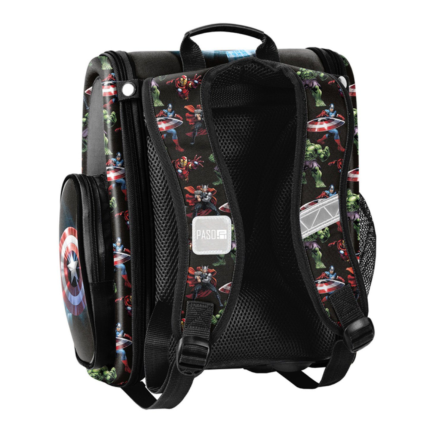 PASO Schulranzen AV23DD-524, Schultasche Avengers