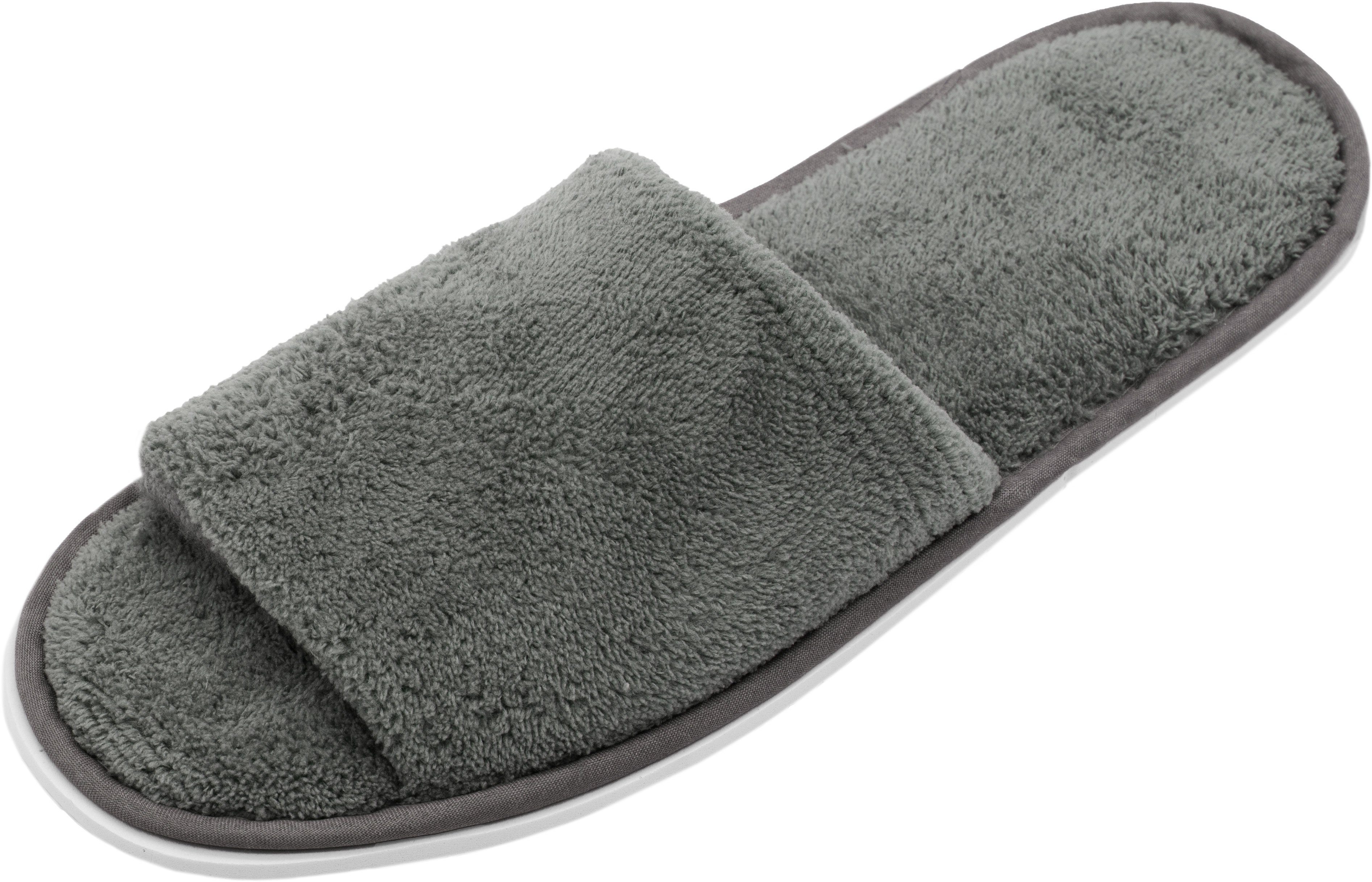 ZOLLNER Pantoffel (10-tlg) 100% Polyester, vom Hotelwäschespezialisten