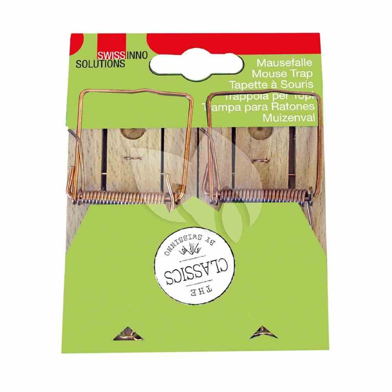 Swissinno Insektenfalle Classic Holz-Mausefalle