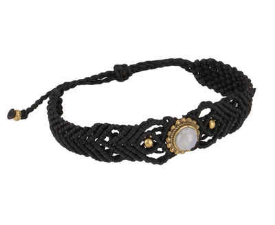 Guru-Shop Armreif Perlenarmband, Makramee Armband, Fußband,..