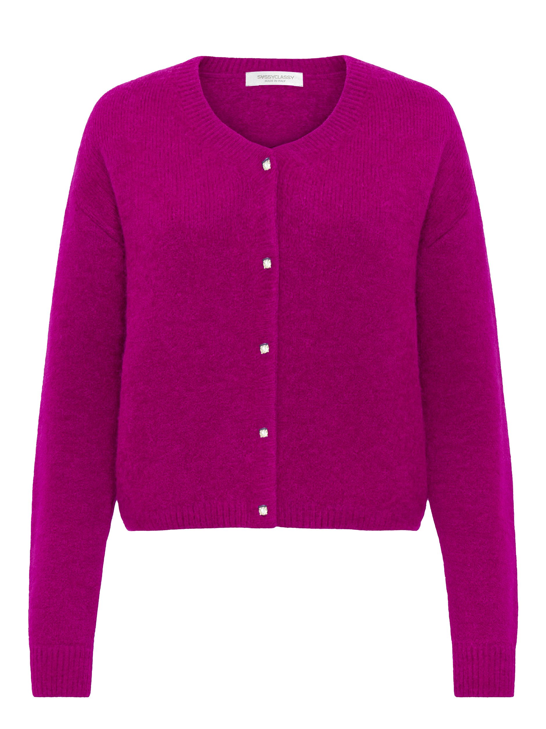 Cardigan Weicher Strickcardigan mit Zierknöpfen für Damen