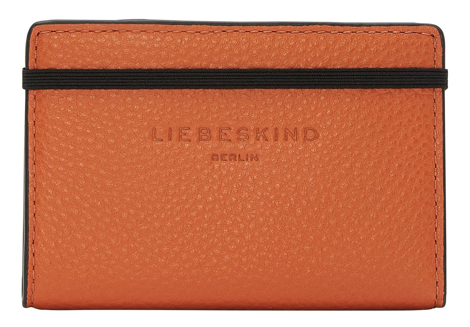 Liebeskind Berlin Kartenetui Grays Cow Edith Dark Mandarine