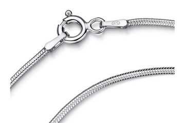 Silberkettenstore Silberarmband Schlangenkette Armband 1,2mm - 925 Silber, Länge wählbar von 16-25cm