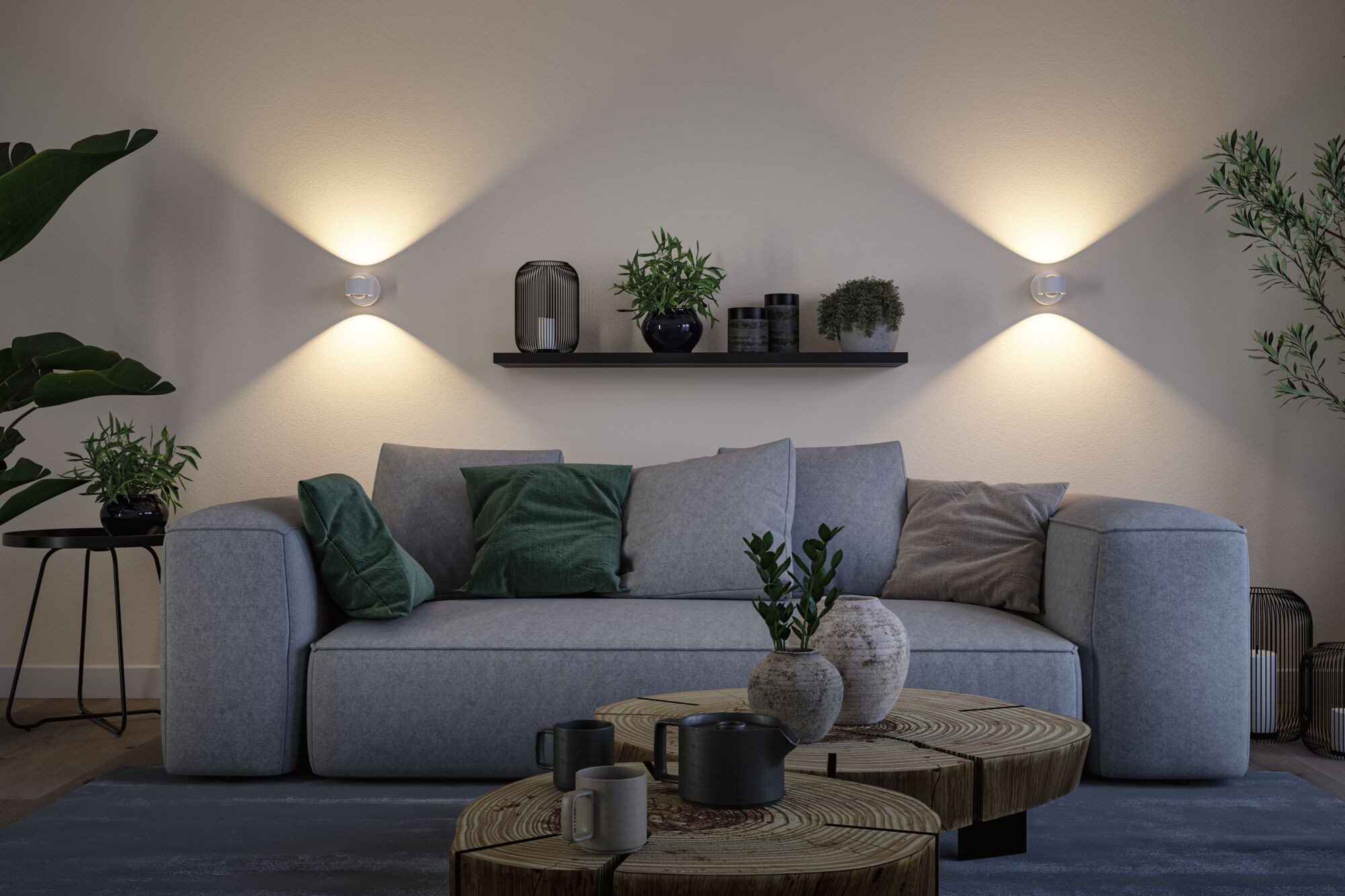 Paulmann LED Wandleuchte Zorik dim 2,2W, Dimmer, Ein-/Ausschalter, Memoryfunktion, USB-Ladefunktion, LED fest integriert, Dimmbar