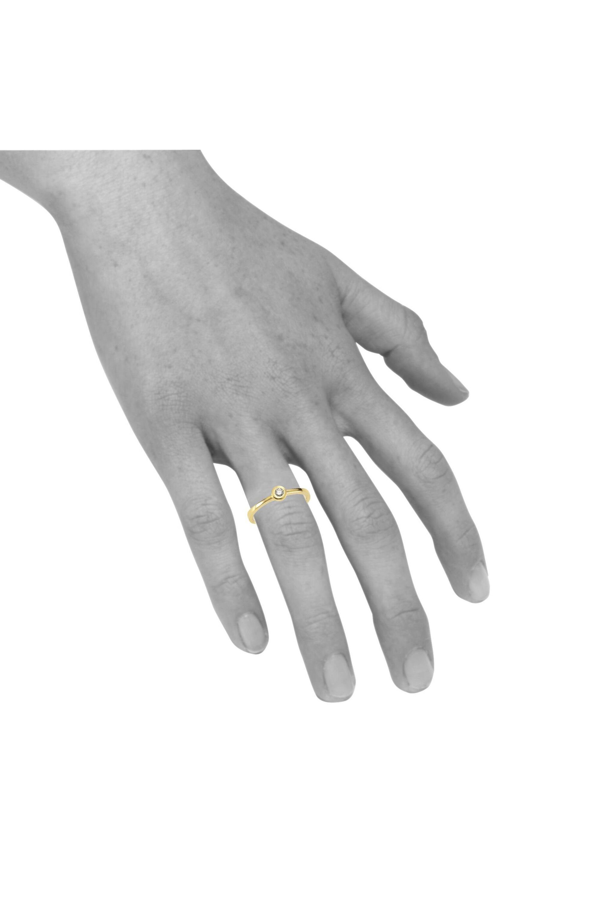 Brillant Gelbgold 750/- Fingerring Orolino